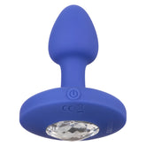 Cheeky Gems™ Small Rechargeable Vibrating Probe - Blue